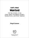 Golf's Most Wanted™ (eBook): The Top 10 Book of Golf's Outrageous Duffers, Deadly Divots and Other Oddities